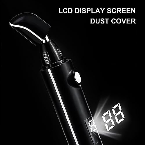 Nose Trimmer for Men & Women, Professional Eyebrow & Facial Hair Remover, IPX7 Waterproof, USB Rechargeable, Easy Cleaning, All-in-ONE