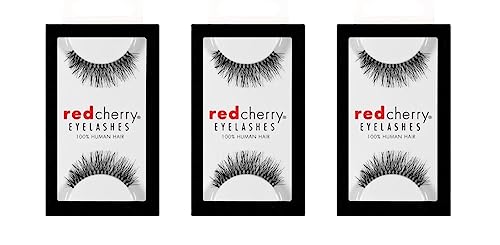 Red Cherry #213 False Eyelashes - 3 Pair Pack