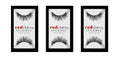 Red Cherry #213 False Eyelashes - 3 Pair Pack