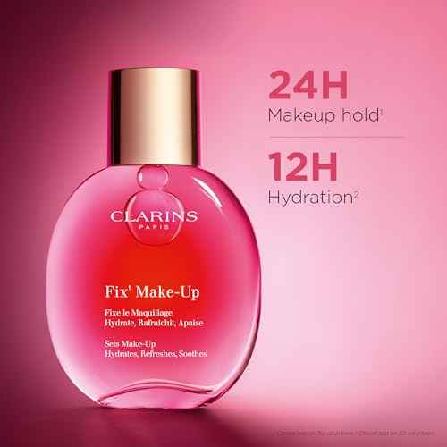 Clarins Fix Make-Up Setting Spray | 4-in-1 Makeup Setting Spray | 24H©ö Fresh and Flawless Makeup | 12H©÷ Hydration | Locks Out Harmful Pollutants | Boosts Radiance | All Skin Types