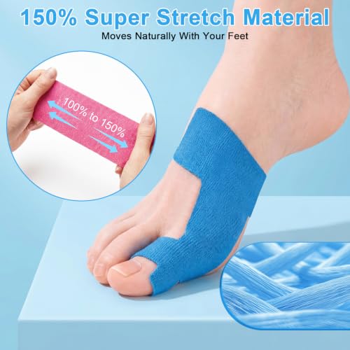 Bunion Corrector Tape for Big Toe - Ultra-Thin, Pre-Cut, Shoe-Friendly (20PCS)