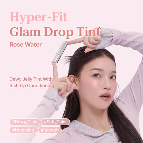 Feev Hyper Fit Glam Drop Lip Tint with Jojoba Oil, 0.11oz