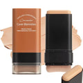 Flawless Face Foundation Stick,2-in-1 Long-Lasting Concealer Foundation Stick with Brush,Multi-Use Makeup for Dark Circles & Blemishes,Waterproof Thin Contour Sticks for Face Makeup (02#Natural)
