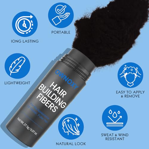 Hair Building Fibers for Thinning Hair - Dark Brown, 27.5g
