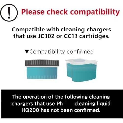 2X Concentrated Shaver Cleaning Solution Refill Compatible with Philips Norelco SmartClean & Quick Clean Pod Systems ? Makes Up to 12 Cartridge Refills, 1L (33.8 oz), Made in Japan