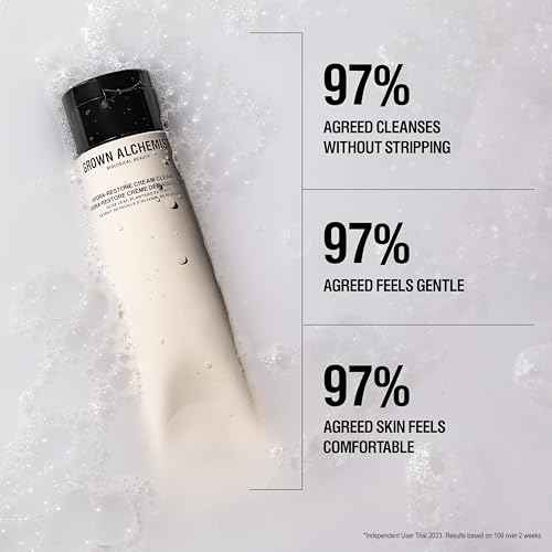 Grown Alchemist Hydra-Restore Cream Cleanser. Natural Face Wash & Makeup Remover, 100 mL