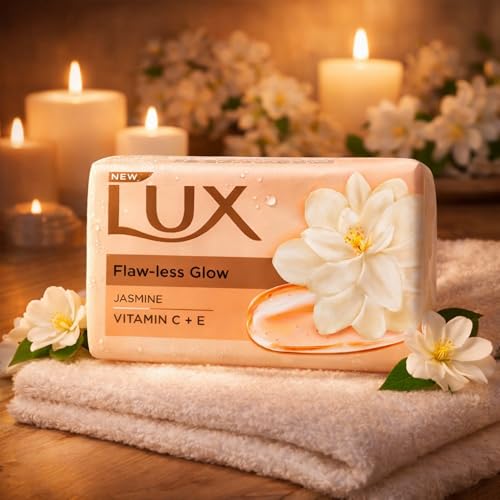 Lux Velvet Touch Jasmine & Almond Oil Soap Bar, 3x150g