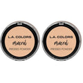 L.A. COLORS Mineral Pressed Powder, Fair, 0.26 Ounce (0081555793722) (Pack of 2)
