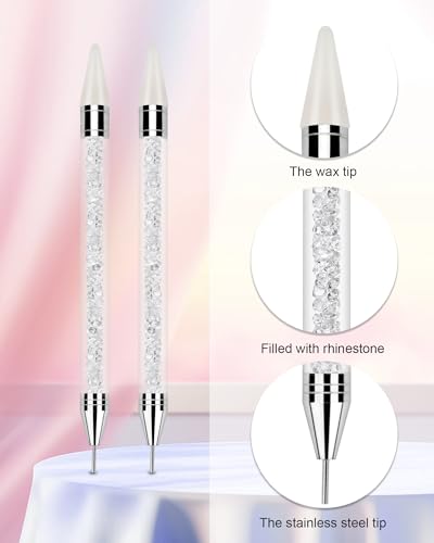 Rhinestone Picker Tool Set with Wax Applicator & Tweezers