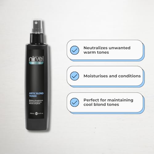 Nirvel Artic Blond Leave-In Toner – Anti-Yellow Violet