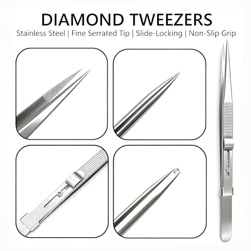 Rhinestone Picker Tool - Dual-Head Pen with Wax Tips & 1400 Stones