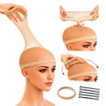 Wig Caps for Long Hair, 2 Mesh Caps with Bobby Pins