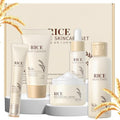 LAIKOU Rice Skin Care Set - 5pc Korean Beauty Kit for Women