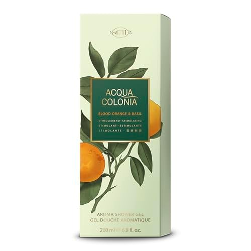 4711 Acqua Colonia Blood Orange and Basil by Muelhens for Unisex - 6.8 oz Shower Gel