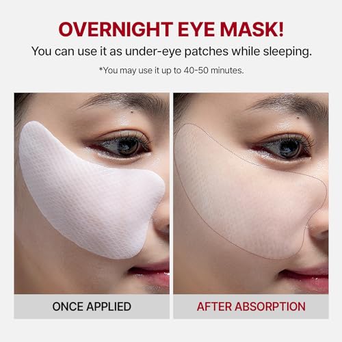 MEDITHERAPY Mega Under Eye Masks (4 Pairs), Wrinkle-Fit Tangle Eye Patch, Korean Eye Mask for Puffiness, Dark Circles, Under Eye Bags, Anti-Wrinkle, Korean Skincare