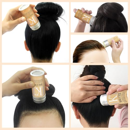 Hair Wax Stick - Strong Hold Non-Greasy Styling Pomade for Neat Hair, 2.7oz - Pack of 1