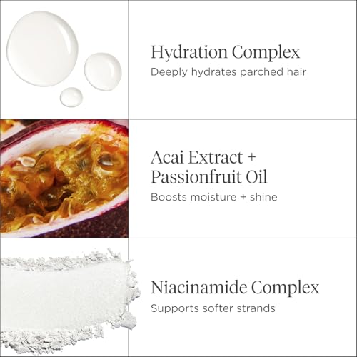 Briogeo Superfoods Acai + Passionfruit Lightweight Hydration Hair Mask ? Deep Conditioner for Fine Hair, Boosts Shine & Softness, Weightless Moisture, Vegan & Cruelty-Free