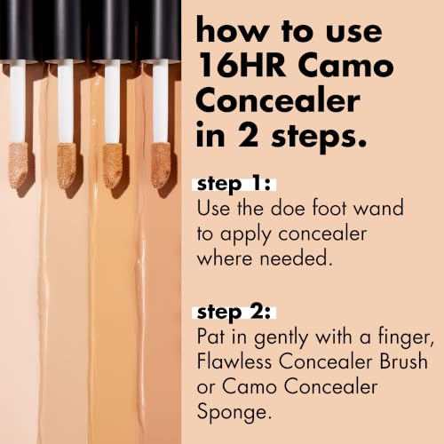 e.l.f. 16HR Camo Concealer Full Coverage Matte Finish Medium Neutral 0.2 Fl Oz