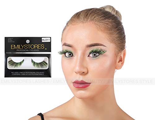 Green Costume Eye Lashes Halloween Poison Ivy Cosplay
