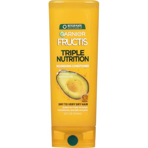 Garnier Fructis Triple Nutrition Conditioner, Dry to Very Dry Hair, 12 fl. oz.