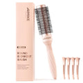 AIMIKE Rose Luxe 1.3 Inch Small Round Blowout Brush for Short Hair - Rose Gold