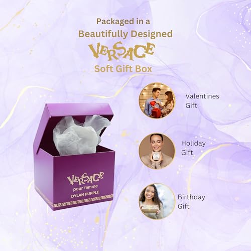 Versace Dylan Purple for Women 3-Piece Fragrance Set: EDP, Lotion & Gel
