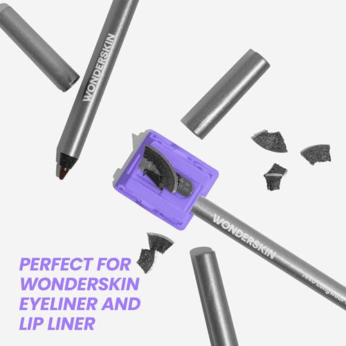 Wonderskin Precision Cosmetic Pencil Sharpener for Eyeliner & Lip Liner