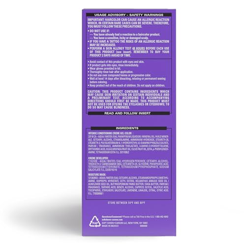 SoftSheen-Carson Dark and Lovely Ultra Vibrant Permanent Hair Color Go Intense Hair Dye for Dark Hair with Olive Oil for Shine and Softness, Spicy Red