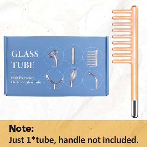 TUMAKOU Orange Replacement Glass Tube for Facial Device