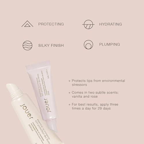 Jouer Promise Me Blush & Bloom Cheek + Lip and Vanilla Lip Enhancer Bundle