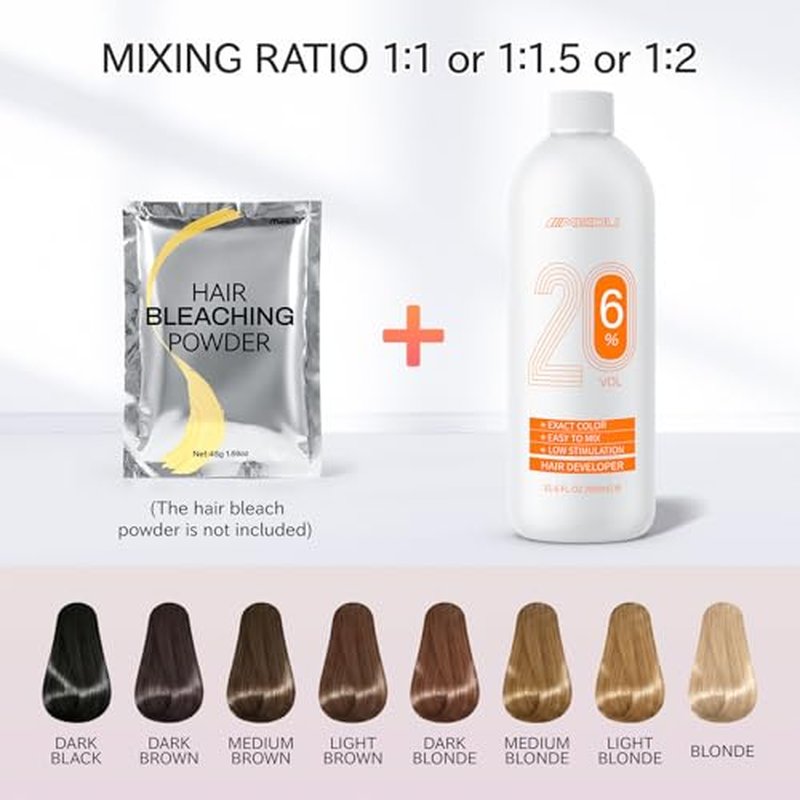 20 Volume Developer 6% Cream Peroxide - 31.6 Fl Oz