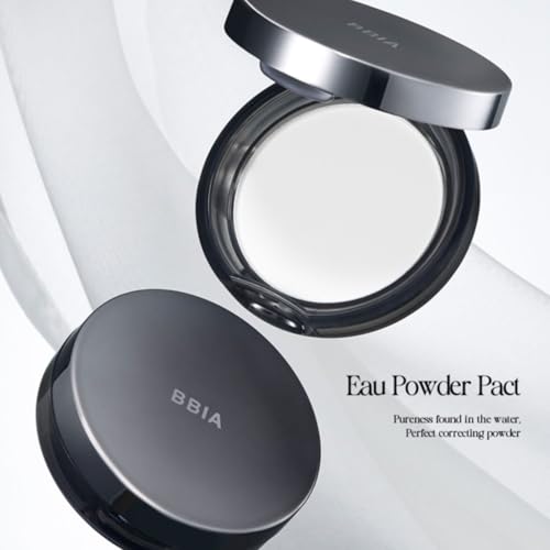BBIA EAU Powder Pact - Pressed Powder Compact with Mirror
