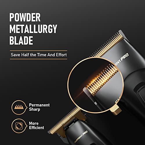 SUPRENT PRO Professional Hair Clippers & T-Blade Trimmer Set