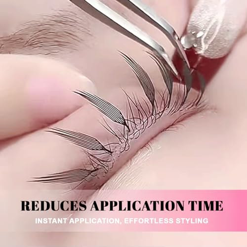 TDANCE Premade Anime Lash Extensions - Plume Flake, 0.07-C, 8-15mm