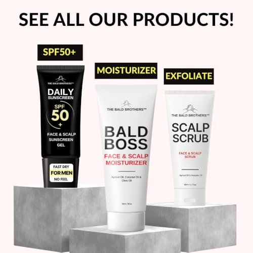 Bald Brothers Scalp Moisturizer 3oz - Non-Greasy Vegan