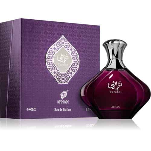 Afnan Turathi Purple Eau de Parfum for Women, 3.0 Fl. Oz