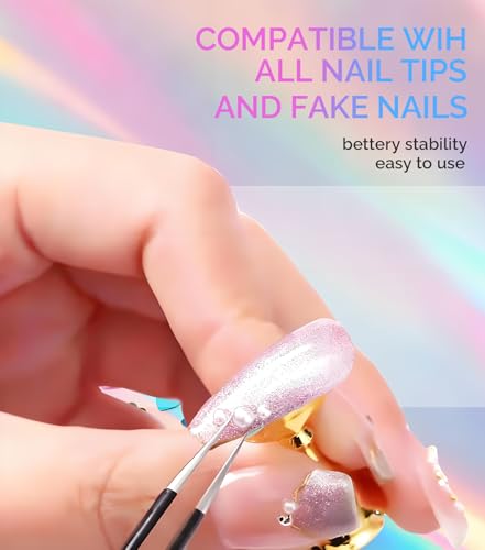 Magnetic Nail Practice Stand Set for Painting Nails - Flower Base & Putty Clay