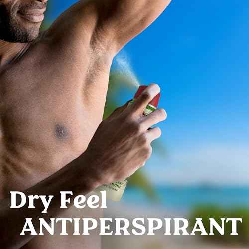 Old Spice Dry Spray Antiperspirant Deodorant for Men, 24/7 Freshness, 24/7 Sweat & Odor Protection, Gentle on Skin with Skin Conditioners, Fiji with Palm Tree + Coconut, 4.3 oz (Pack of 3)