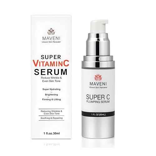 Super Vitamin C Serum for Women over 70 With Hyaluronic Acid, Reduce Wrinkle, Hydrates, Firms, Lifts, Anti Aging Serum for Dark Spots, Wrinkles, DullSkin, 1 fl.oz.