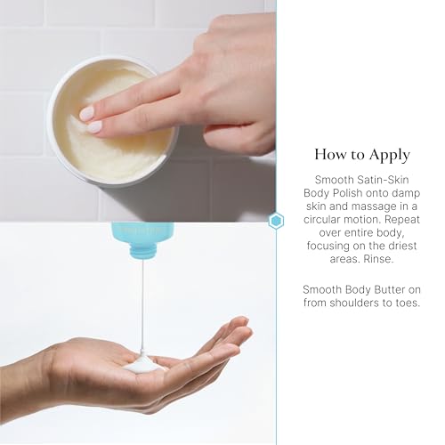Bliss Seriously Smooth Lemon & Sage Duo: Body Butter Body Scrub | Exfoliate & Hydrate Skincare Set for Soft, Radiant Skin