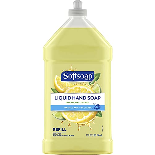 Softsoap Liquid Hand Soap Refill, Refreshing Citrus with Lemon Scent - 32 Fluid Ounce