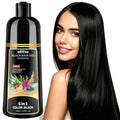 GRYFOX Black Hair Dye Shampoo for 100% Gray Coverage - 15 Min