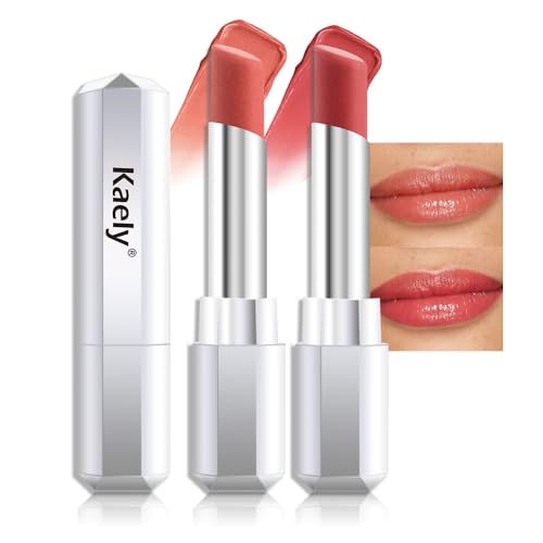 Kaely Honey Tinted Lip Balm Duo - Hydrating Lipstick for Dry Lips