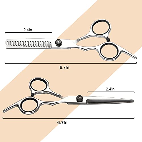 Professional 10 Pc Hair Cutting Kit with Thinning Shears