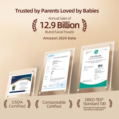 Winner Baby Dry Cotton Wipes Unscented 600 Count Pack of 6