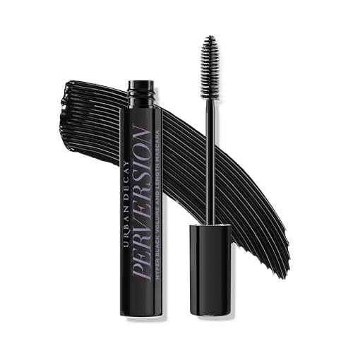 Urban Decay Perversion Volumizing Mascara - Intense Black Lengthening Mascara, Smudge-Resistant, Flake-free, Buildable Lash Volume & Length, Curling & Separating, Vegan Formula, Cruelty-free