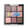 Lottie London The Mauves Eyeshadow Palette - 9 Shade Compact
