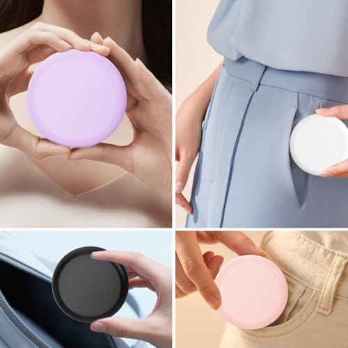 2Pack Retainer Case with Mirror, Compatible with Invisalign, Orthodontic Aligner Case with Removal Tool and Brush, Black