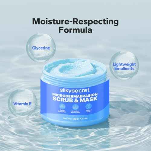 Microdermabrasion Face Scrub (4.23 Oz), Exfoliating Face Wash, Facial Scrub Exfoliator with Natural Pumice, Peptides & Botanical Extracts, Facial Exfoliator for Smooth and Refreshed Skin