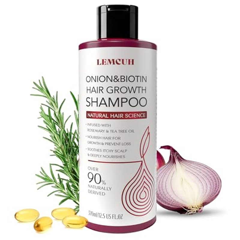 Onion Hair Growth Shampoo for Thicker Hair - 12.5 fl oz